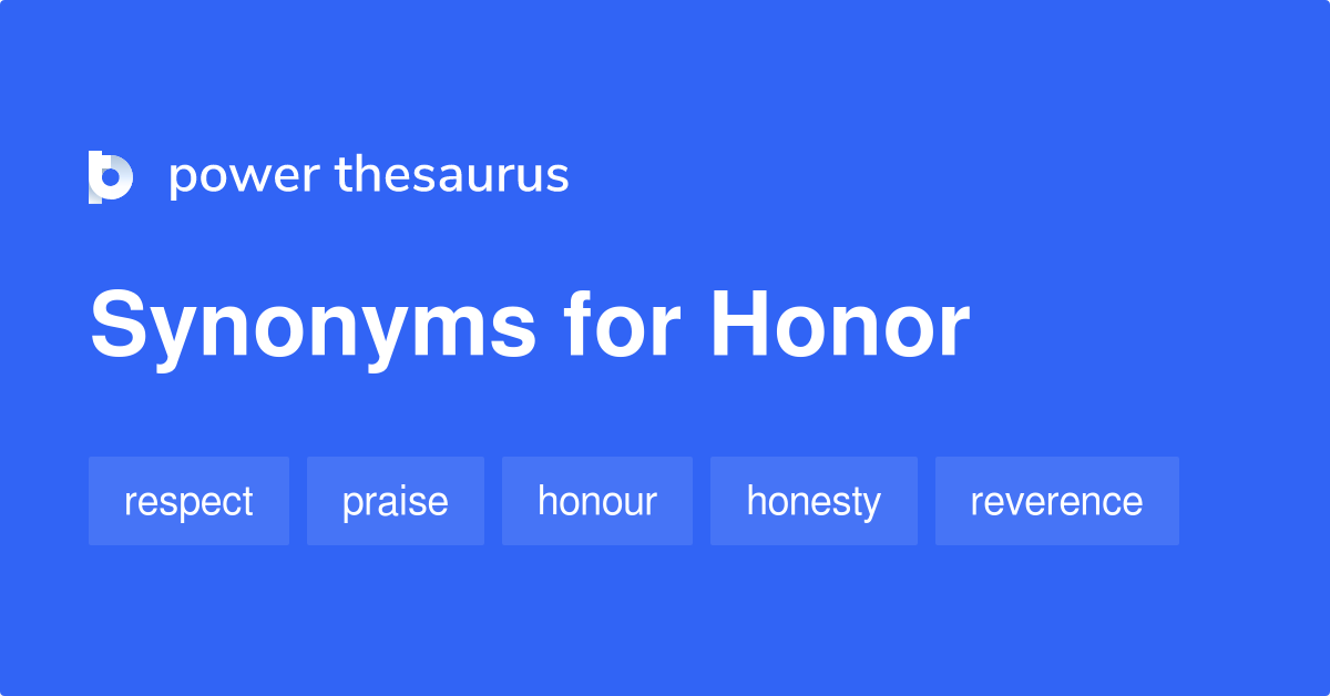 honor synonym
